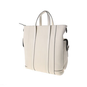 Louis Vuitton Bag Taurillon Monogram White Christopher Leather Tote